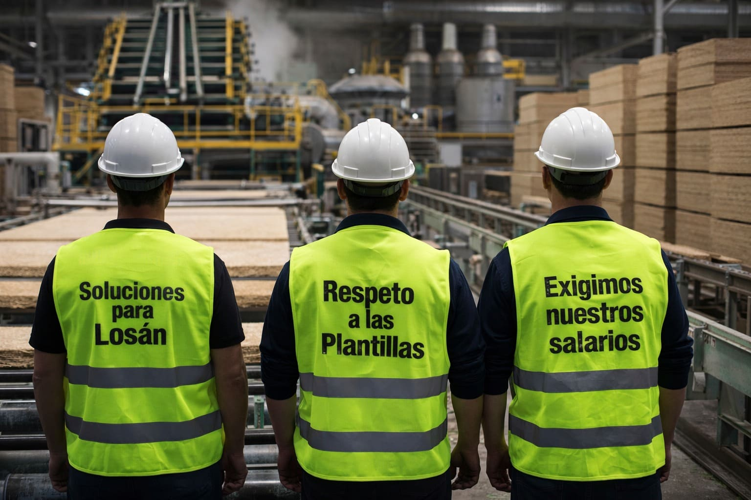 UGT FICA CYL traslada a la Junta de Castilla y León la situación “crítica” de los trabajadores de la empresa Tableros Losán.