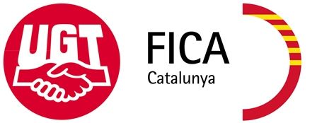 Logo fica Catalunya con bandera